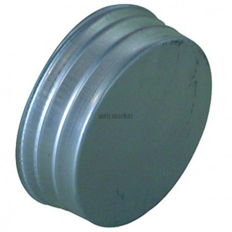 ALDES Bouchon mâle femelle aluminium - Diamètre 500
