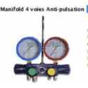 MANO DIAM 80 4V ANTI-PULSATION R134A R22 R407C R410A + 6FLEX