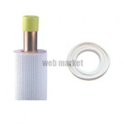 COURONNE TUBE CU  3/8 ISOLE PE BLANC M1  12M