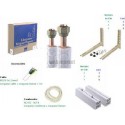 PACK CLIM MUR FLARE 1/4-3/8 PE BLANC 6M 5G15