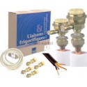 KIT D'INSTALLATION TIRE AU VIDE TOUS FLUIDES PE M1 BLANC 1/4-5/8 14M 4PA 5G1.5