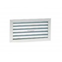 Gra 500x300 b - grille reprise alu blanc 500x300