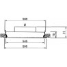 Dfz-s4 600 d250 - diffuseur perf soufflage 4 dir. d250