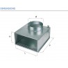 Bbg-l 400x400 - plenum piq.lat.pour grille400x400