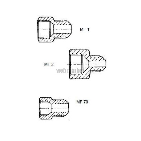 RACCORDEMENT MF 1/4FL-3/8CON MF072