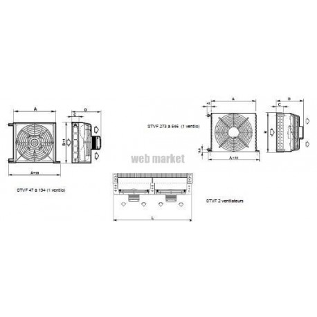 CONDENSEUR AIR SS TUBES STVF 546