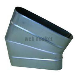 ALDES Coude horizontal oblong galvanisé 30° CHO - L 490mm x H 130mm