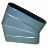 ALDES Coude horizontal oblong galvanisé CHO à 30° - L 950mm x H 320mm