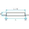 ALDES Diffuseur linéaire soufflage 4 fentes alu anodisé avec registre ALD614 1500mm