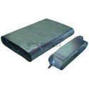 ALDES Piquage droit oblong galvanisé PDO à 90° - L 425mm x H 130 - Diamètre 215mm