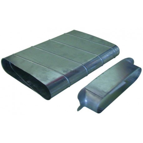 ALDES Piquage droit oblong galvanisé PDO à 90° - L 880 mm x H 215 mm - Diamètre 265 mm