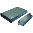 ALDES Piquage droit oblong galvanisé PDO à 90° - L 850 mm x H 265 mm - Diamètre 515 mm