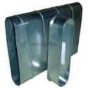 ALDES Piquage droit oblong sur plat galvanisé PDOP - L 895mm x H 415mm