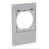 ALDES Platine de rénovation à vis pour la bouche autoréglable BAP COLOR