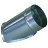 ALDES Piquage oblique circulaire galvanisé - Diamètre 125/200