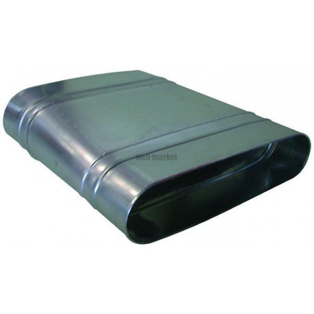 ALDES Réduction concentrique oblongue galvanisé RCO - L 880 x H 215mm/l 675 x h 215mm