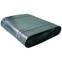 ALDES Réduction concentrique oblongue galvanisé RCO - L 850 x H 265mm/l 620 x h 320mm