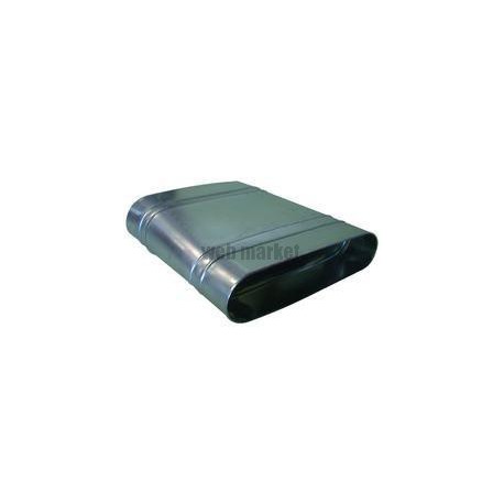 ALDES Réduction concentrique oblongue galvanisé RCO - L 410 x H 165mm / l 425 x h130mm
