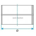 ALDES Raccord mâle galva - Diamètre 560 mm