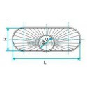 ALDES Réduction oblongue cylindrique tangentielle sur plat ROCTP-850x265-Diamètre 450