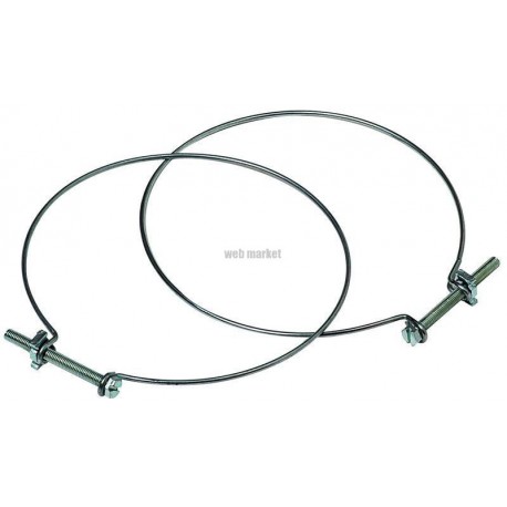 ALDES Sac de 10 colliers de serrage à fil - Diamètre 355 mm