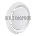 ALDES Bouche à noyau réglable de soufflage et reprise plastique blanc SR 149 D150