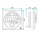 ALDES Terminal à détection de présence optique TDA alimentation 12V AC + relais