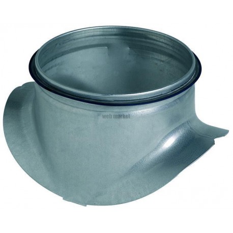 ALDES Piquage équerre circulaire galvanisé à joint - Diamètre 315/450