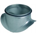 ALDES Piquage équerre circulaire galvanisé à joint - Diamètre 315/450