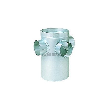 ALDES Collecteur raccord dSupétage galvanisé CRE standard - Diamètre 160 1-3/125