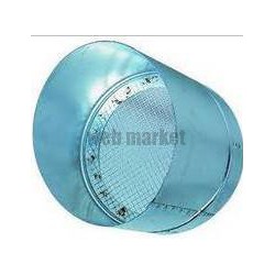 ALDES Visière pare-pluie + grille - Diamètre 160 mm femelle