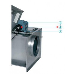 ALDES POULIE VARIABLE 2PDV 160 AL38 (EMBALLÉ)