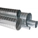 ALDES Barre standard galva de 3 mètres et de diamètre 160 mm