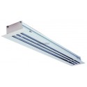 ALDES Diffuseur linéaire soufflage 3 fentes alu blanc avec registre ALD613 1500mm