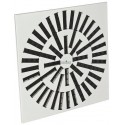 ALDES Diffuseur réglable hélicoïdal pour dalle plafond 600x600 acier blanc SF 785