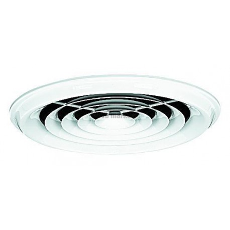 ALDES Diffuseur circulaire concentrique fixe en acier blanc SC 831 D250