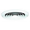 ALDES Diffuseur circulaire concentrique fixe en acier blanc SC 831 D315