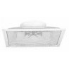 ALDES Diffuseur soufflage réglable carré à tôle perforée ouvrante SC310R D200 400x400