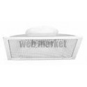 ALDES Diffuseur soufflage réglable carré à tôle perforée ouvrante SC310R D250 500x500