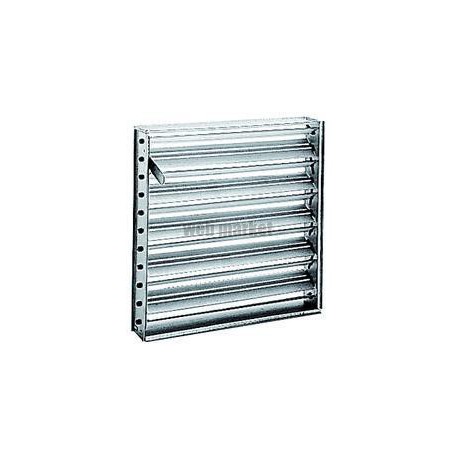ALDES Registre B 700 carré réglable depuis la face du diffuseur Acier 300x300mm