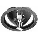ALDES Registre circulaire BY D160 en acier pour diffuseur circulaire fixe SC 831