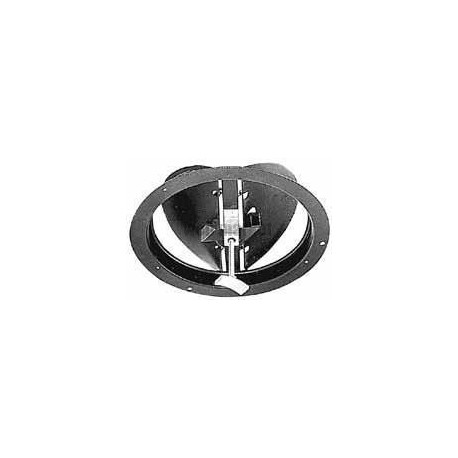 ALDES Registre circulaire BY D200 en acier pour diffuseur circulaire fixe SC 831