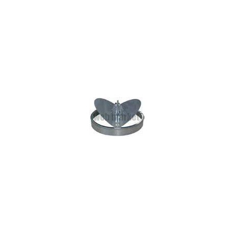 ALDES Registre circulaire BR D200 en acier pour diffuseur circulaire ou rectangulaire