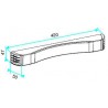 ALDES Kit entrées dSupair Autoréglables ELLIA 22 m3/h 37dB - Blanc