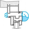 ALDES Entrée dSupair Autorégable EA Module 45 m3/h - Blanc 36 dB
