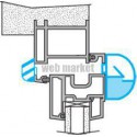 ALDES Entrée dSupair Autorégable MINI EA 15/22/30/45 m3/h - Marron 37 dB