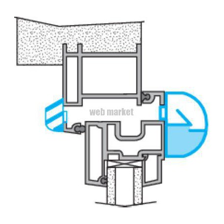 ALDES Entrée dSupair Autorégable Kit MINI EA 15/22/30/45 m3/h - Blanc 37 dB