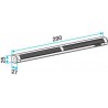 ALDES Entrée dSupair autoréglable MINI EMMA - 15/22/30 m3/h - Marron