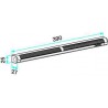 ALDES Entrée dSupair autoréglable EMMA - 22/30/45 m3/h - Noir