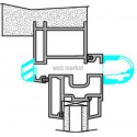 ALDES Kit entrées dSupair Autoréglables MINI EMMA 15/22/30 m3/h 33dB - BLC